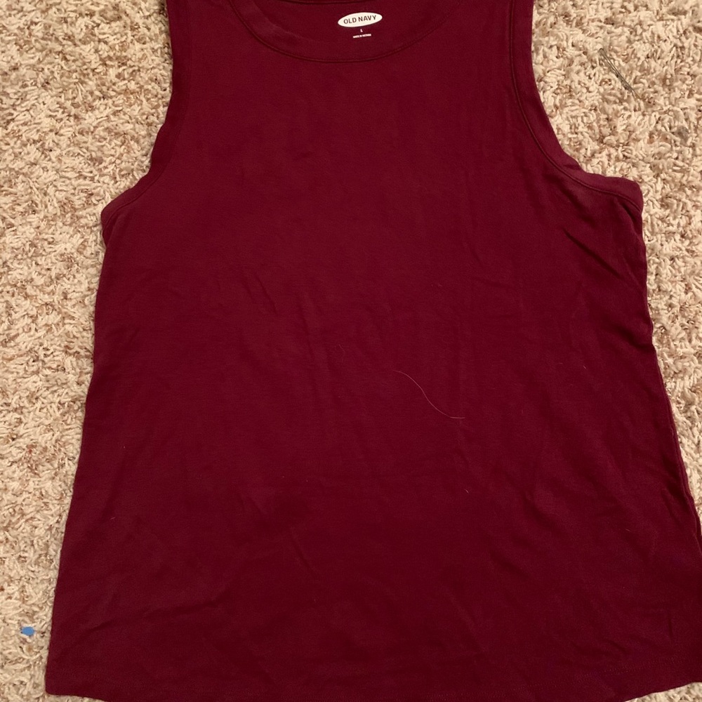 Maroon Athletic Top